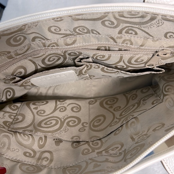 Brighton Cruz Nave/Blue/Tan/Cream Tote Bag - Picture 12 of 16